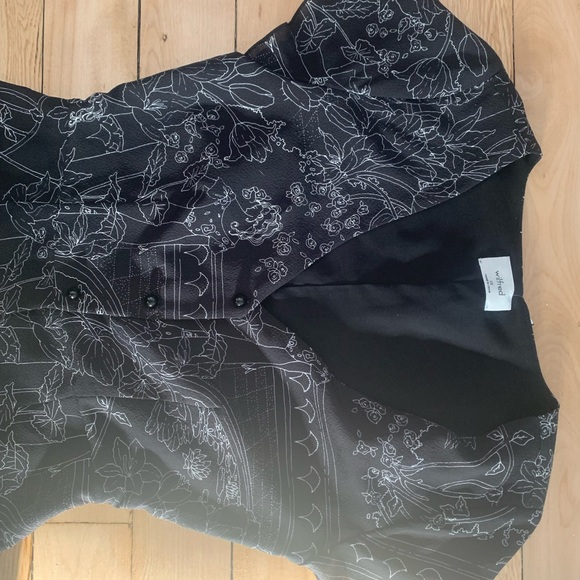 Babaton Aritzia Nazaire black and white dress - Picture 2 of 4
